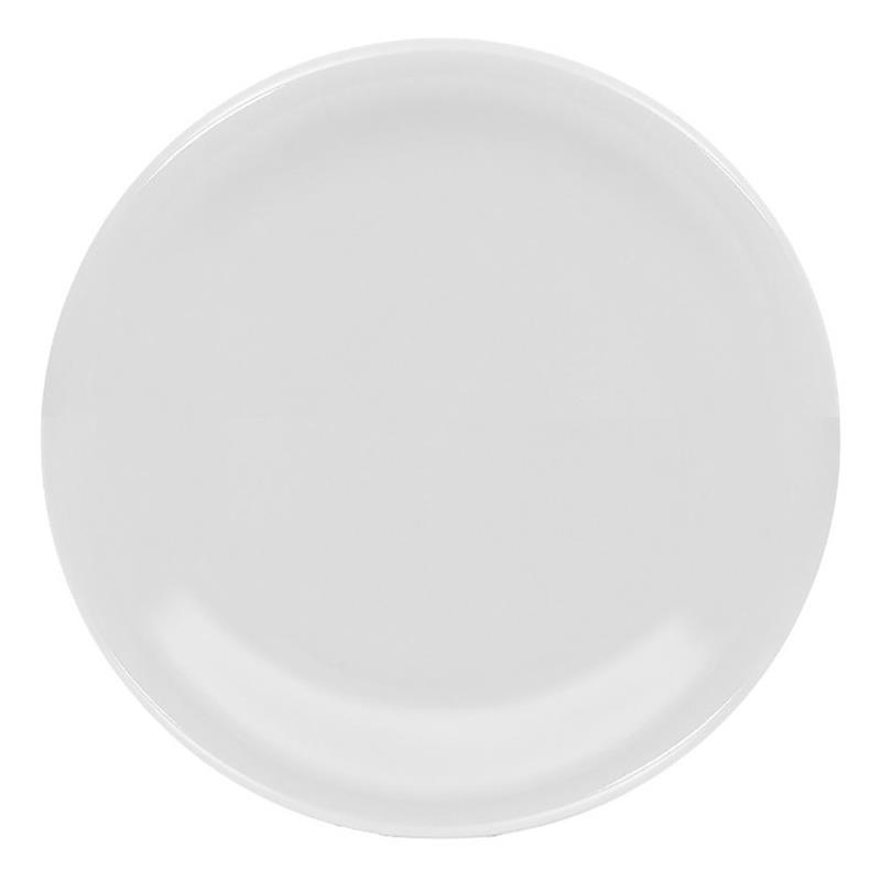 Set de 2 platos cuadrados blancos con lila