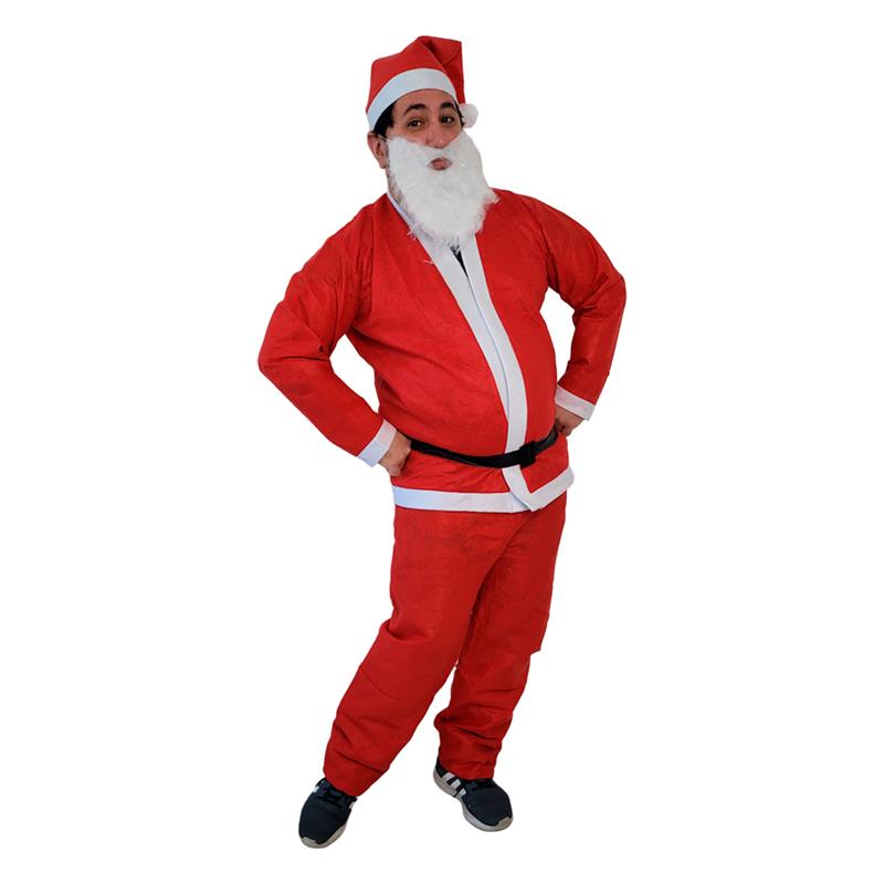 Traje de papa online noel adulto